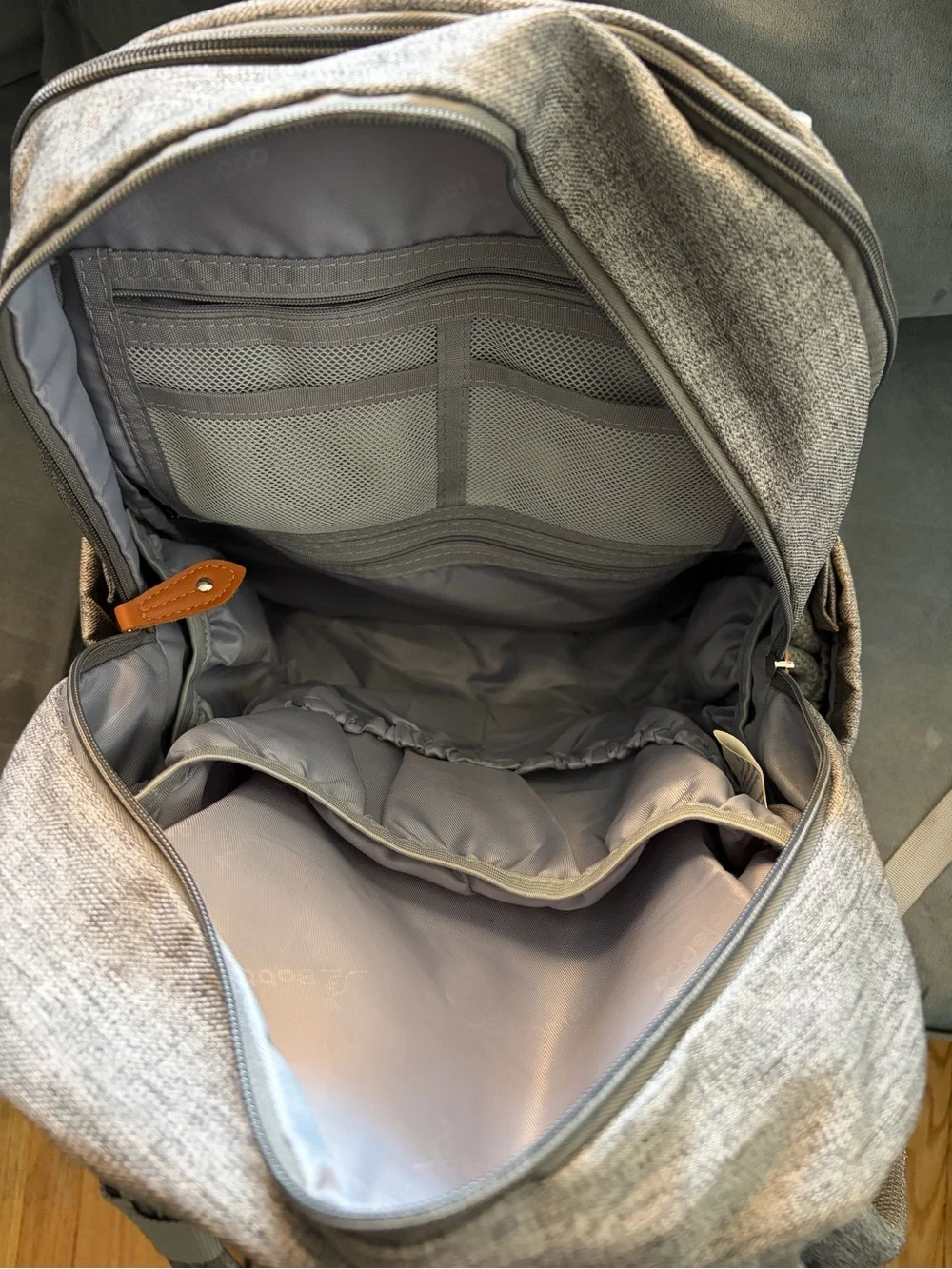 Gray Quilted Baby Bag - BobbieRoo